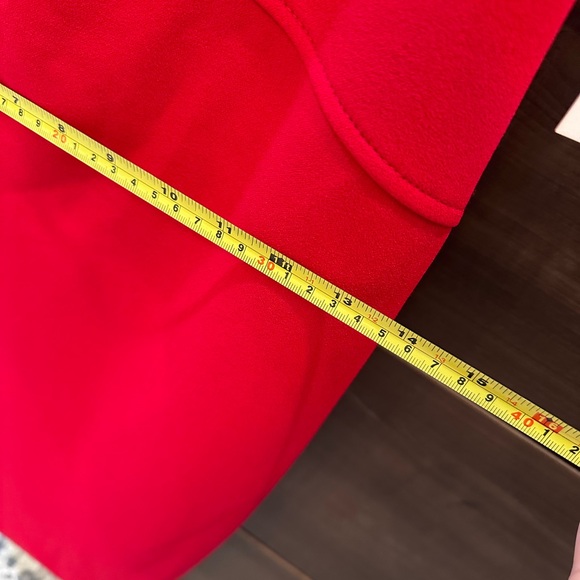NWT Calvin Klein red asymmetrical shift dress size 6 - Picture 7 of 7